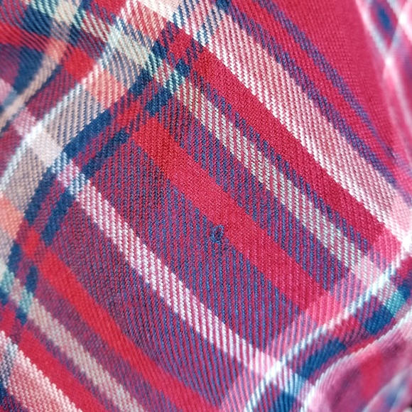 Lucky Brand red plaid button down shirt - Picture 7 of 7